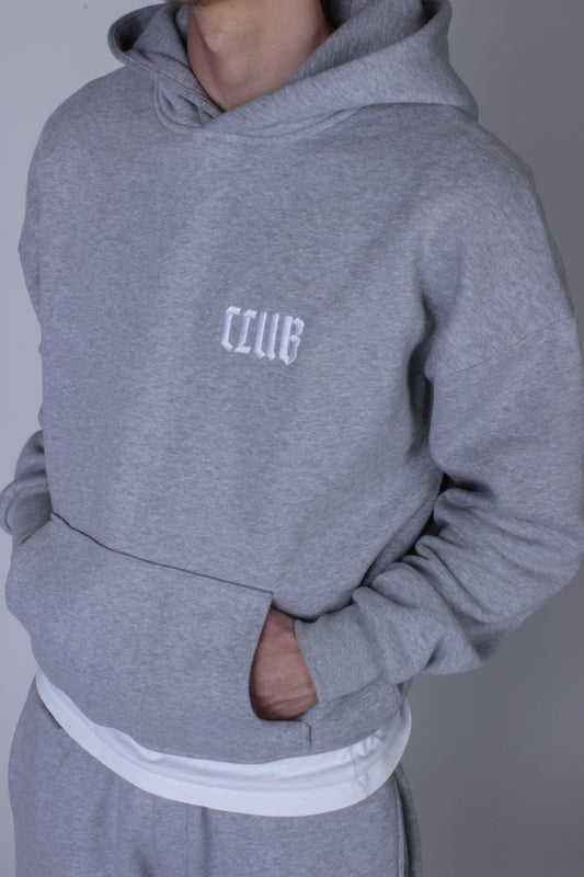 Hoodie Grey Melagne